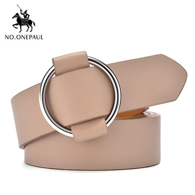 NO.ONEPAUL femmes ceinture en cuir véritable nouveau style Punk mode boucle ardillon jeans ceinture décorative chaîne marque de luxe ceintures pour femmes