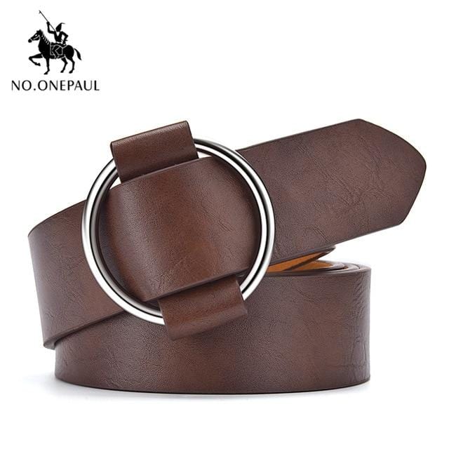 NO.ONEPAUL femmes ceinture en cuir véritable nouveau style Punk mode boucle ardillon jeans ceinture décorative chaîne marque de luxe ceintures pour femmes