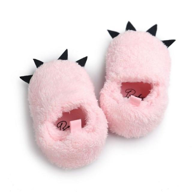 Bébé hiver bottes mignonnes chaud bébé bottes monstre griffe bébé mocassins chaussures bébé bottes nouveau-né infantile intérieur nouveau