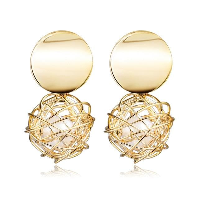 X &amp; P nouveau coréen coeur déclaration boucles d'oreilles 2019 pour les femmes mode Vintage géométrique acrylique balancent boucle d'oreille bijoux