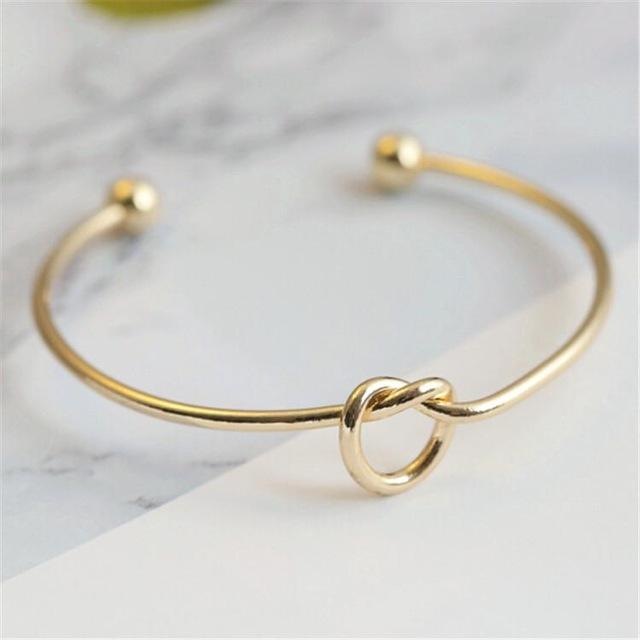 2019 Hot New Fashion Adjustable Crystal Double Heart Bow Bilezik Cuff Opening Bracelet For Women Jewelry Gift Mujer Pulseras