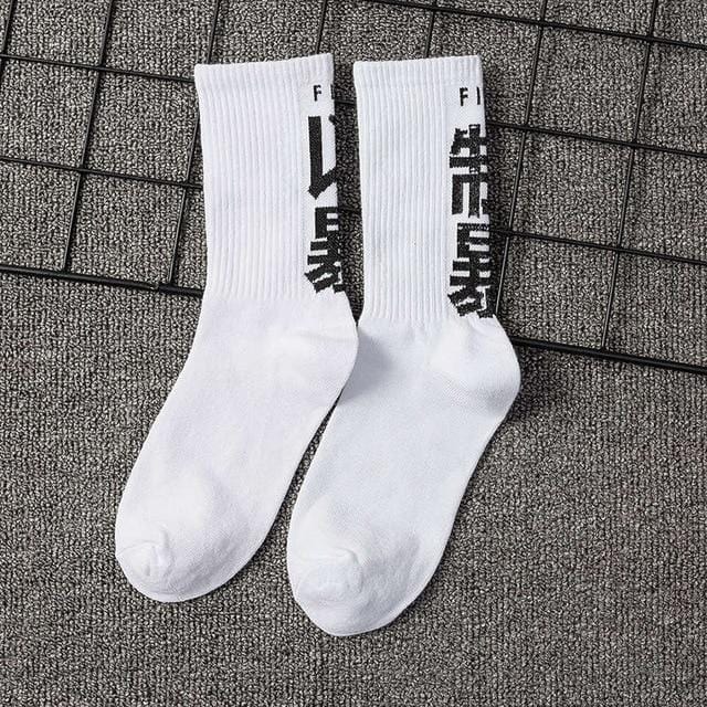 INS style des hommes/chaussettes des femmes d'Europe et des États-Unis nouvelle plage de quelque chose calcetines dans le tube large Streetwear Hip Hop calcetines de skateboard