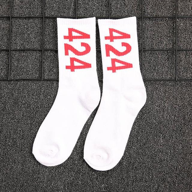 INS style des hommes/chaussettes des femmes d'Europe et des États-Unis nouvelle plage de quelque chose calcetines dans le tube large Streetwear Hip Hop calcetines de skateboard