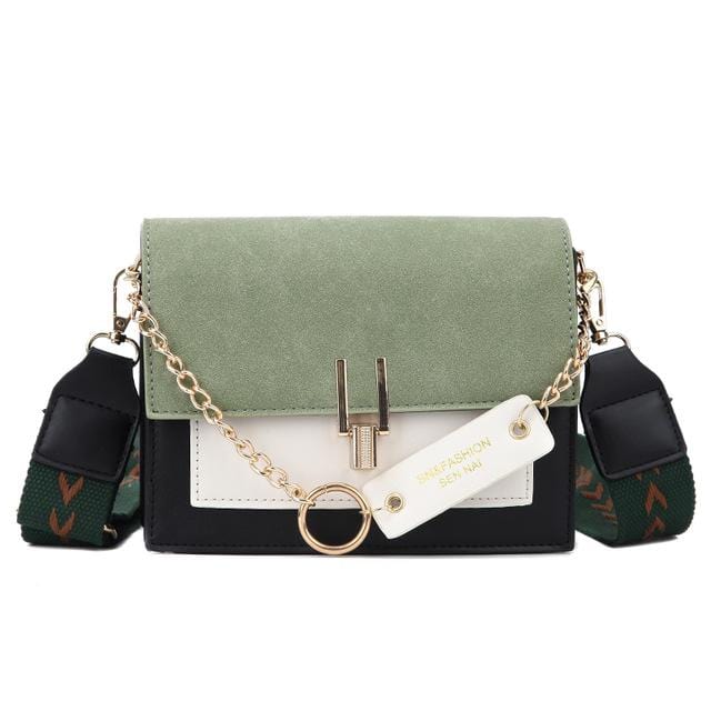 2019 new mini handbags women fashion ins ultra fire retro wide shoulder strap messenger bag purse simple style Crossbody Bags