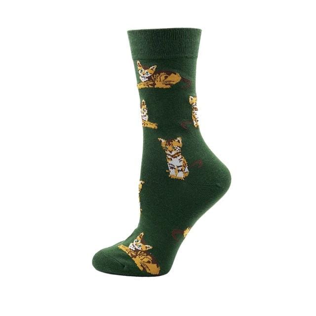 VPM – chaussettes en coton pour femmes, décontractées, mignonnes, Design Streetwear, drôle, Alien, cochon, chien, chat, imprimé spatial, cadeau pour filles