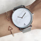 Brand Creative Mesh Band Marble Quartz Watch Casual Women Stainless Steel Wristwatches Relogio Feminino Drop Shipping
