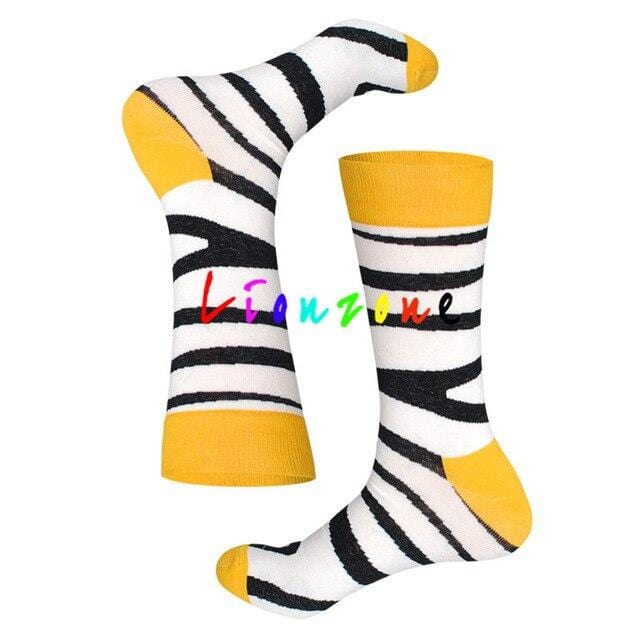 LIONZONE New Arrived Happy Socks With Saury Lobster skeleton Disenador StreetWear Calcetines Casual Crew Socks Funny Gift