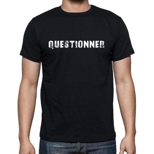 Questionner French Dictionary Mens Short Sleeve Round Neck T-Shirt 00009 - Casual