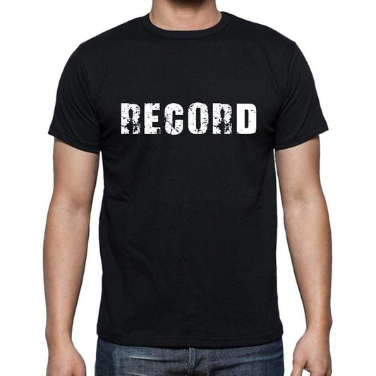 Record Mens Short Sleeve Round Neck T-Shirt 00017 - Casual