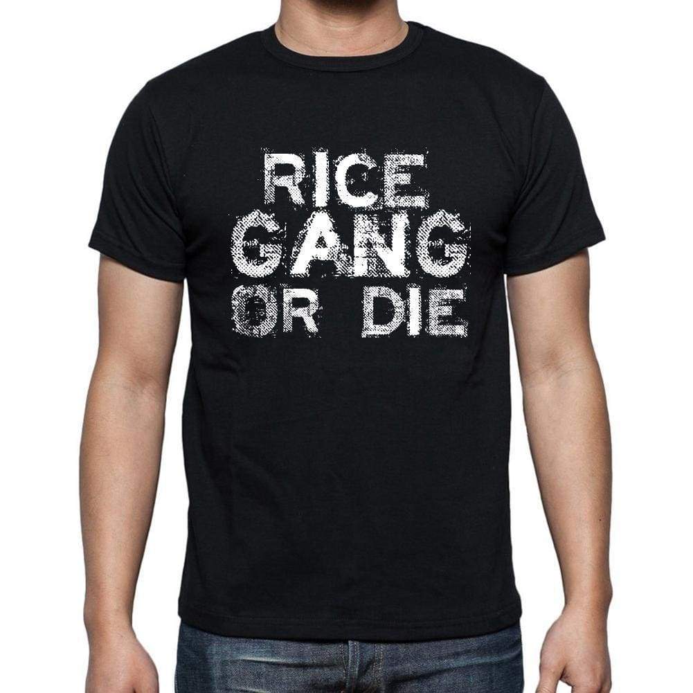 Rice Family Gang Tshirt Mens Tshirt Black Tshirt Gift T-Shirt 00033 - Black / S - Casual