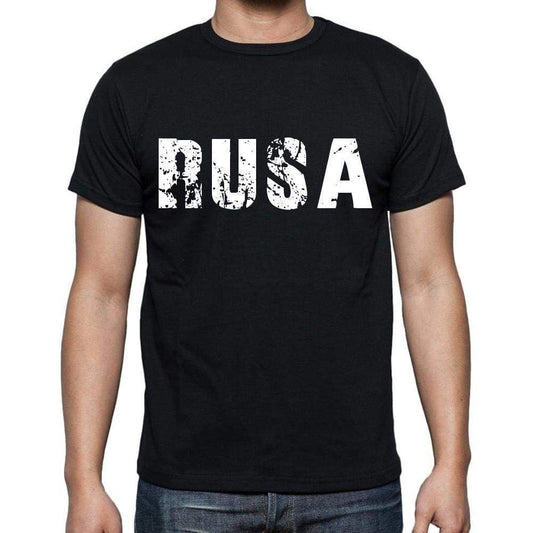 Rusa Mens Short Sleeve Round Neck T-Shirt 00016 - Casual