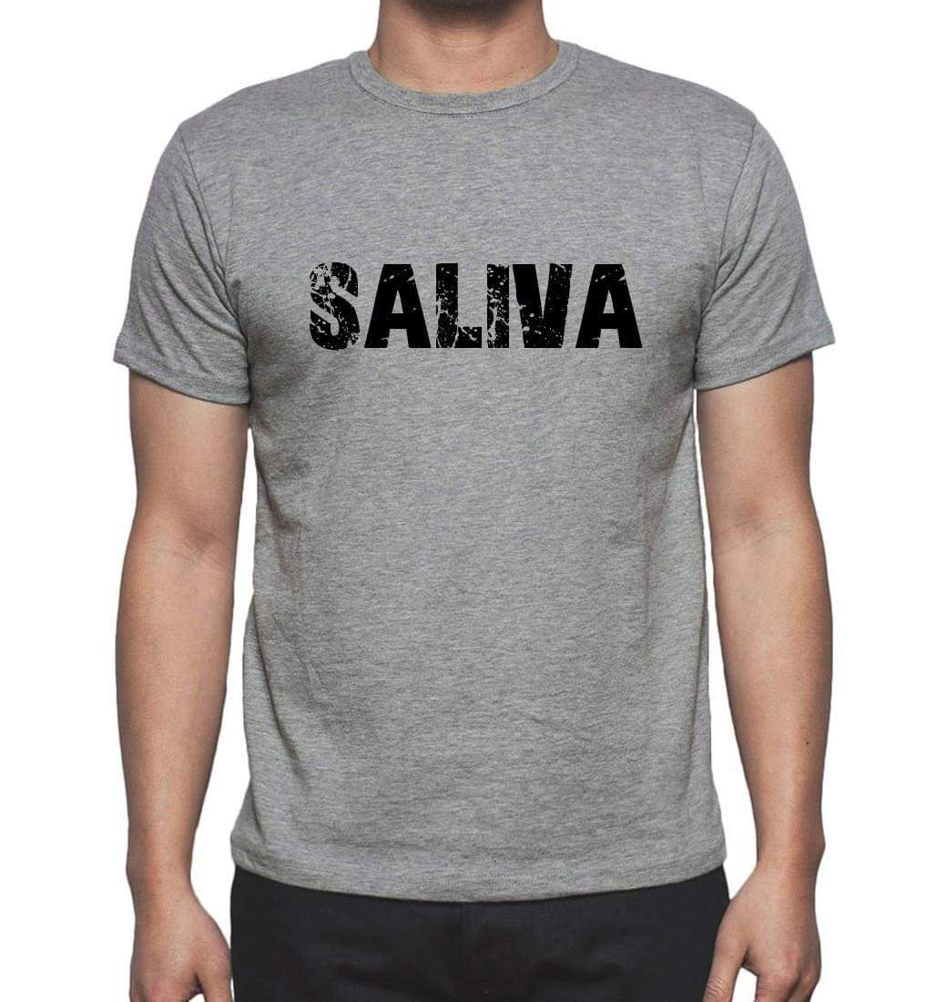 Saliva Grey Mens Short Sleeve Round Neck T-Shirt 00018 - Grey / S - Casual