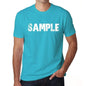Sample Mens Short Sleeve Round Neck T-Shirt - Blue / S - Casual