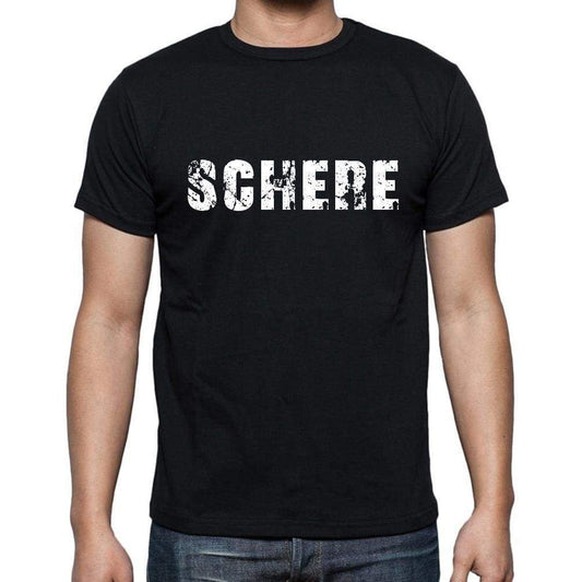Schere Mens Short Sleeve Round Neck T-Shirt - Casual