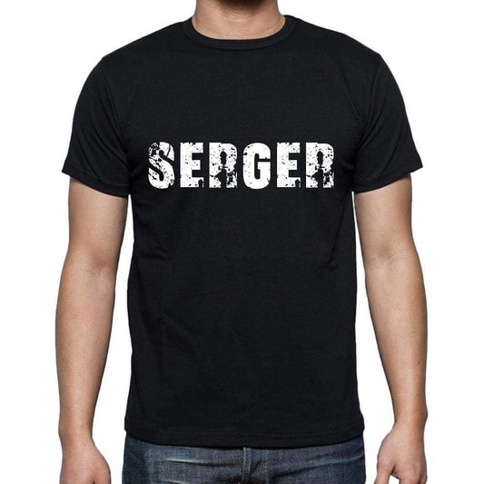Serger Mens Short Sleeve Round Neck T-Shirt 00004 - Casual