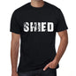Shied Mens Retro T Shirt Black Birthday Gift 00553 - Black / Xs - Casual
