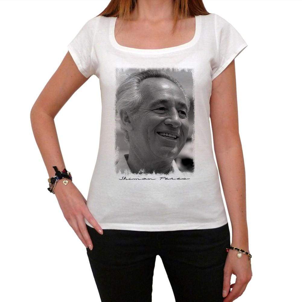 Shimon Peres Shimon Peres Tshirt Womens Short Sleeve Scoop Neck Tee 00240