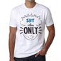 Shy Vibes Only White Mens Short Sleeve Round Neck T-Shirt Gift T-Shirt 00296 - White / S - Casual
