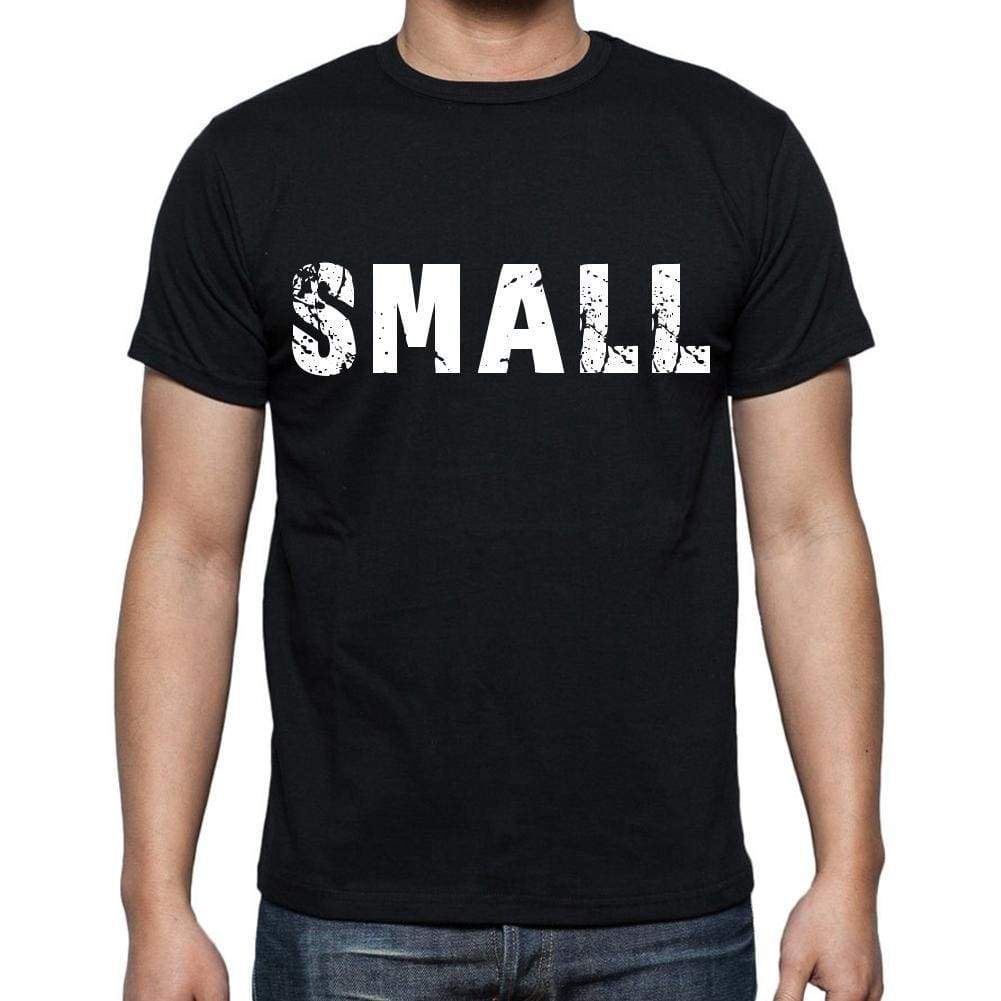 Small White Letters Mens Short Sleeve Round Neck T-Shirt 00007