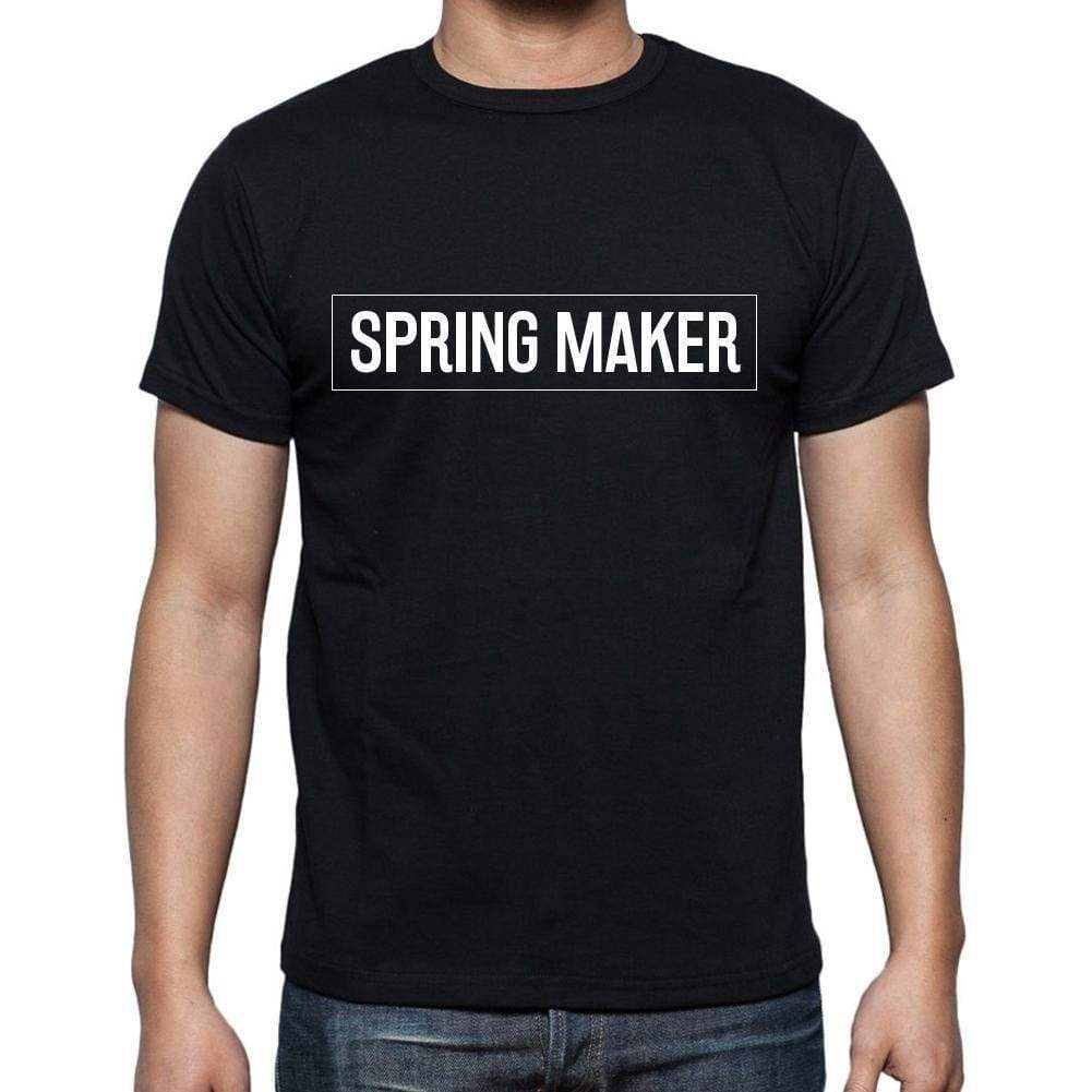 Spring Maker T Shirt Mens T-Shirt Occupation S Size Black Cotton - T-Shirt