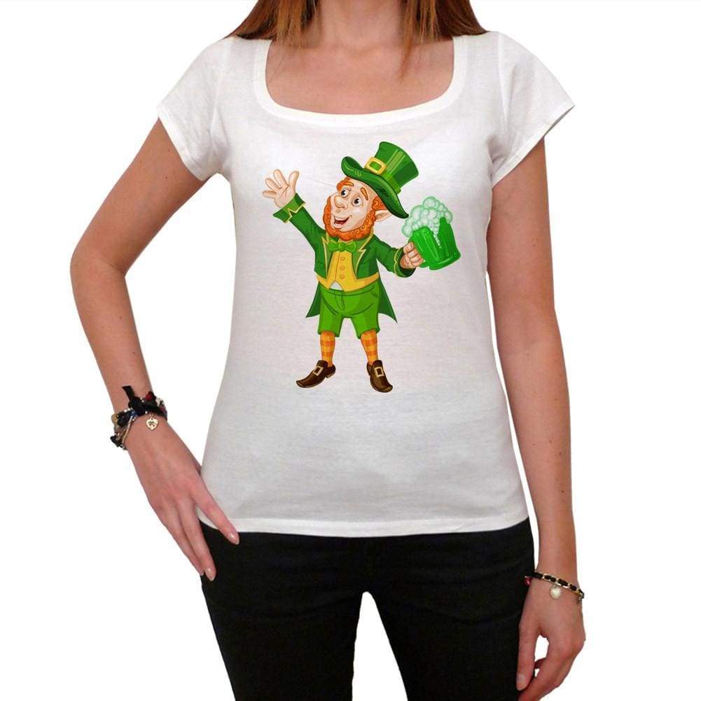 St Patrick Day Leprechaun With Green Beer T-Shirt For Women T Shirt Gift - T-Shirt