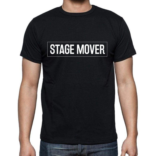 Stage Mover T Shirt Mens T-Shirt Occupation S Size Black Cotton - T-Shirt
