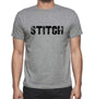 Stitch Grey Mens Short Sleeve Round Neck T-Shirt 00018 - Grey / S - Casual