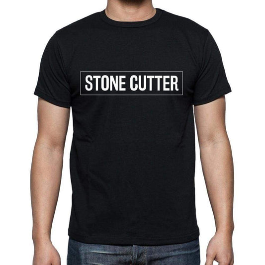 Stone Cutter T Shirt Mens T-Shirt Occupation S Size Black Cotton - T-Shirt