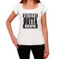 Straight Outta Nikopol Womens Short Sleeve Round Neck T-Shirt 00026 - White / Xs - Casual