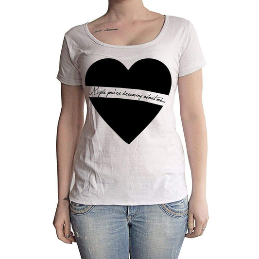 Sweat Heart Love Message Womens T-Shirt Picture Celebrity 00038