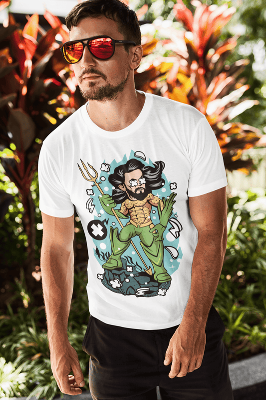 ULTRABASIC Men's T-Shirt Leader of The Underwater Kingdom - Superhero Shirt