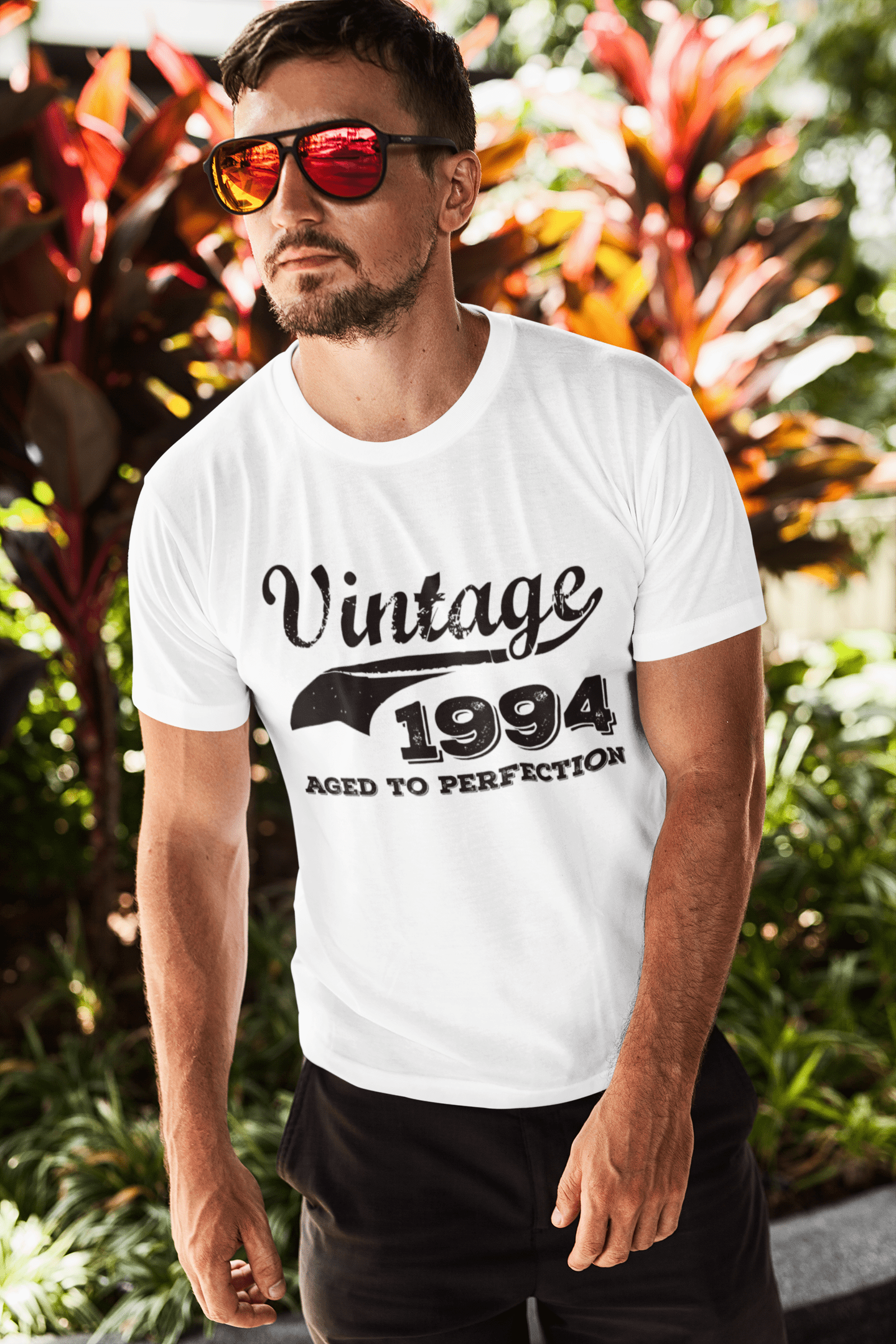 Homme Tee Vintage T Shirt Vintage Aged to Perfection 1994