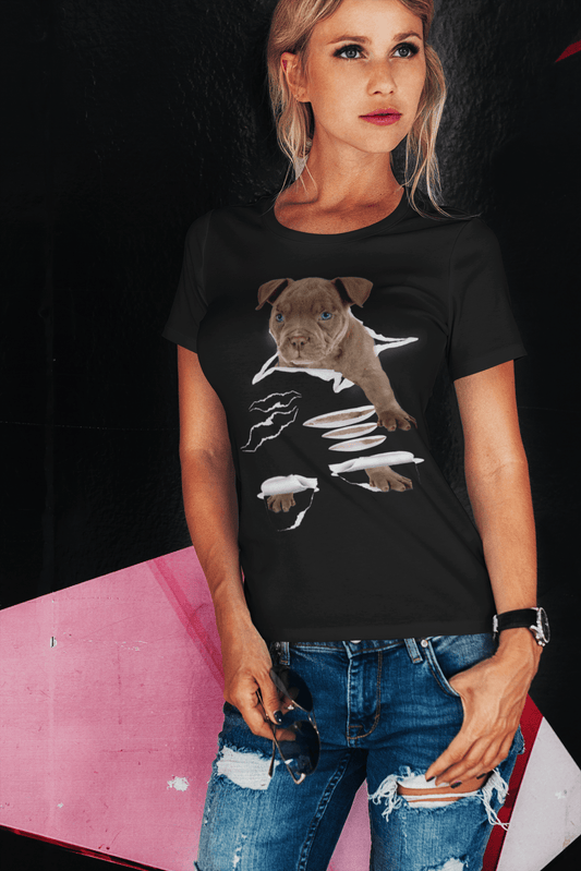 T-shirt bio ULTRABASIC pour femmes - Bouledogue français - Chemise de chien drôle mignonne