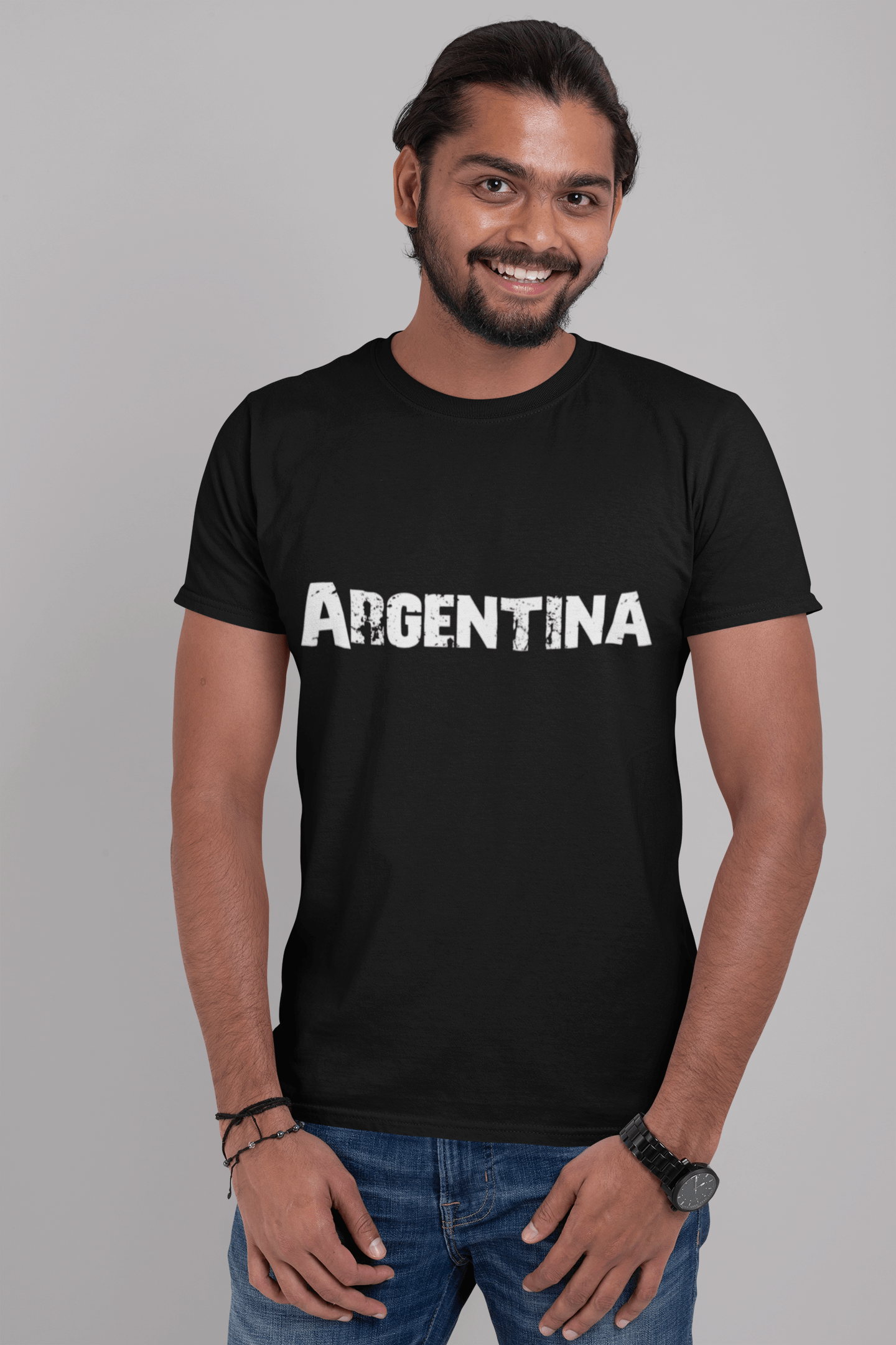 Argentina Men's T shirt Black Birthday Gift 00550