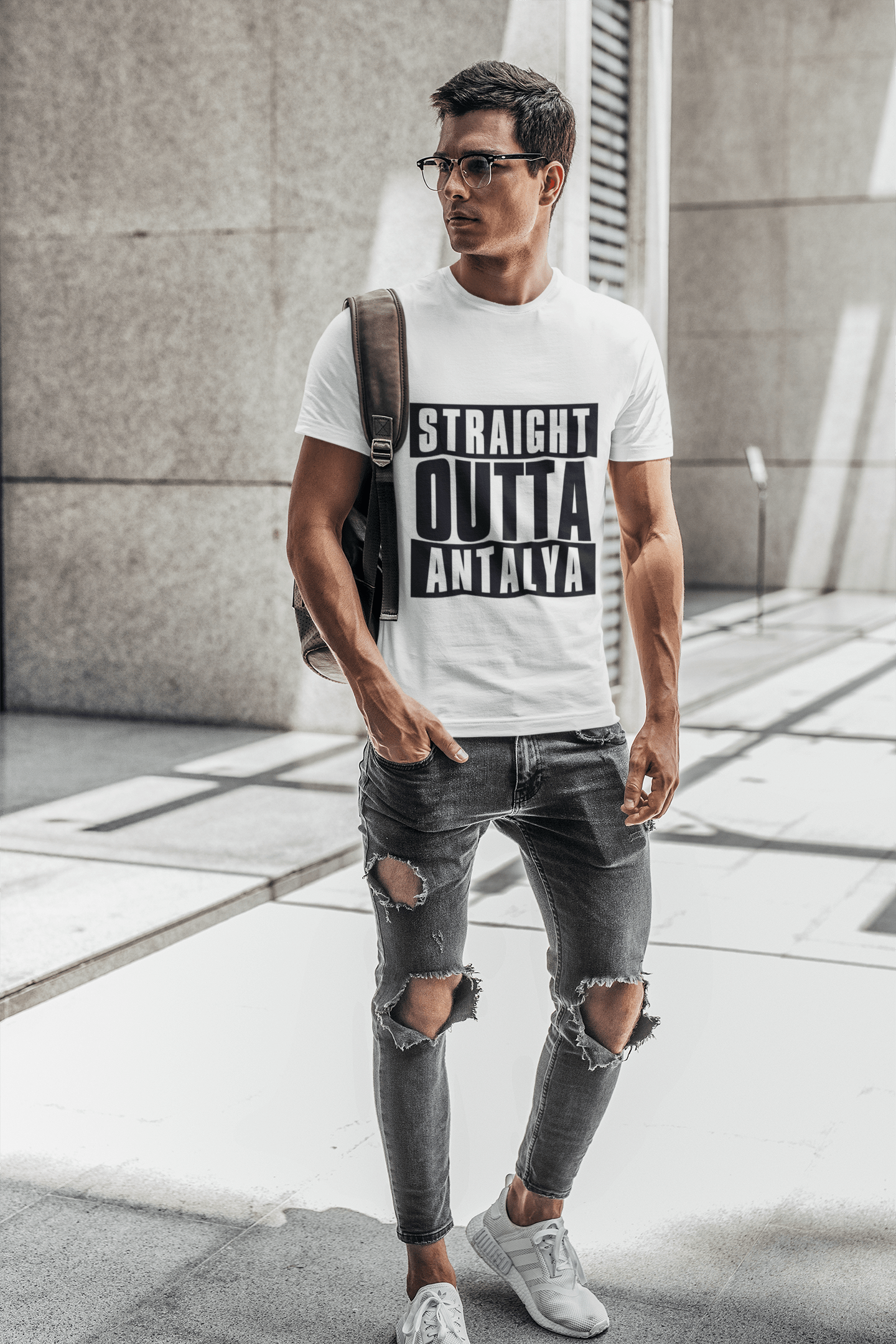 Straight Outta Antalya, Homme manches courtes Col rond 00027