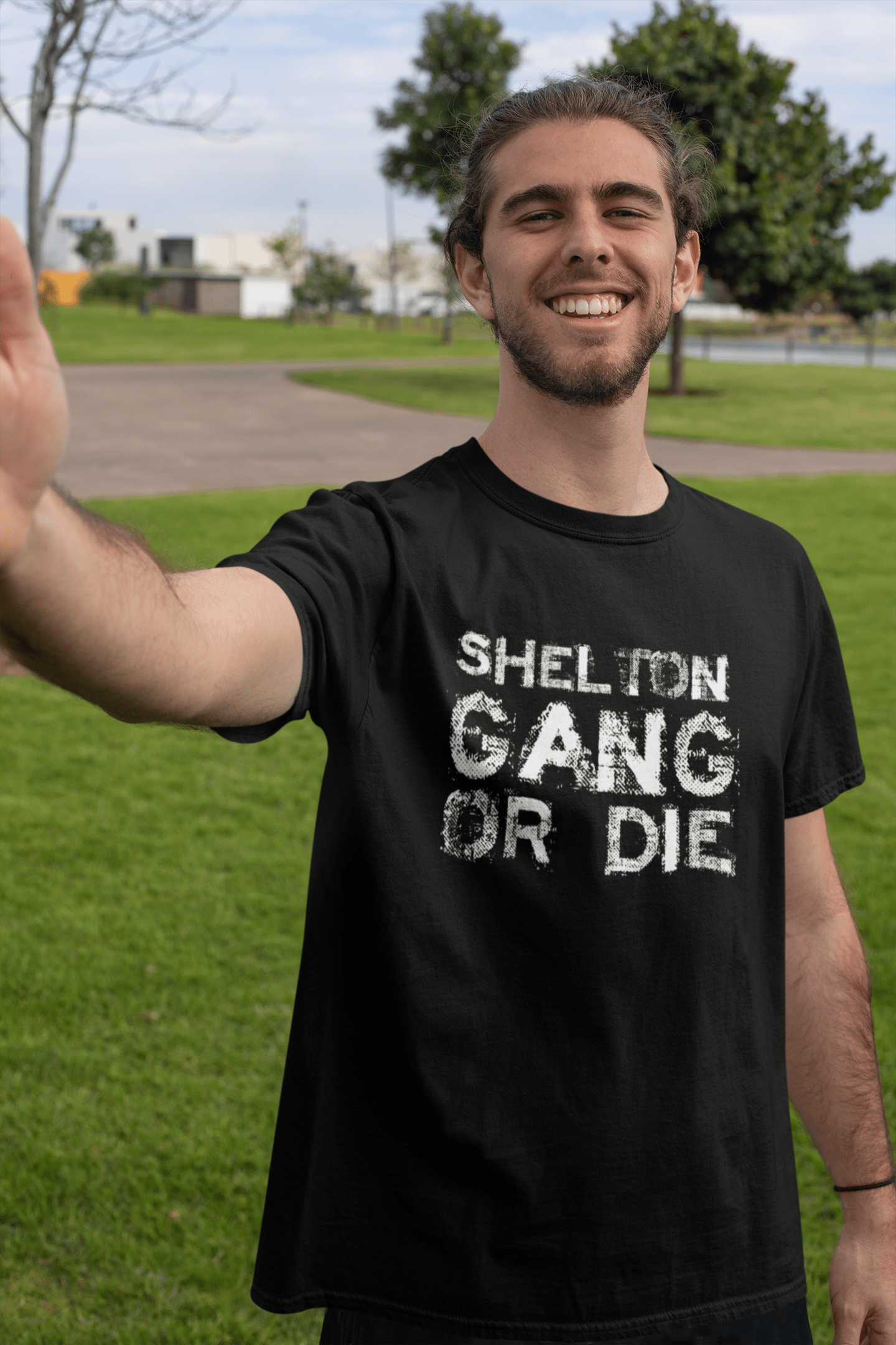 SHELTON Family Gang Tshirt, Tshirt Homme, Tshirt Noir, T-shirt Cadeau Col Rond 00033