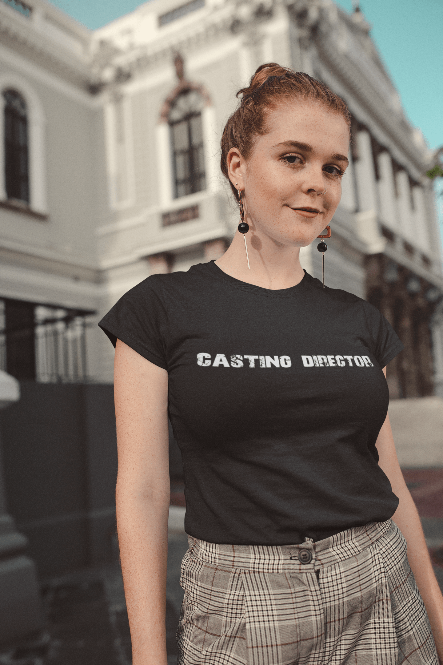 casting director, Women's Short Sleeve Round Neck T-shirt 00021