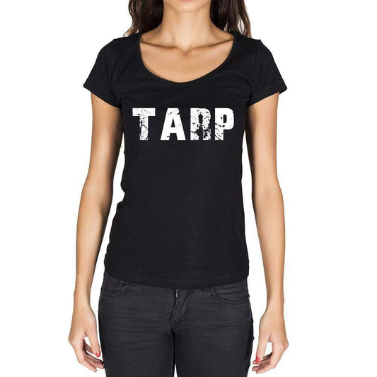 Tarp German Cities Black Womens Short Sleeve Round Neck T-Shirt 00002 - Casual
