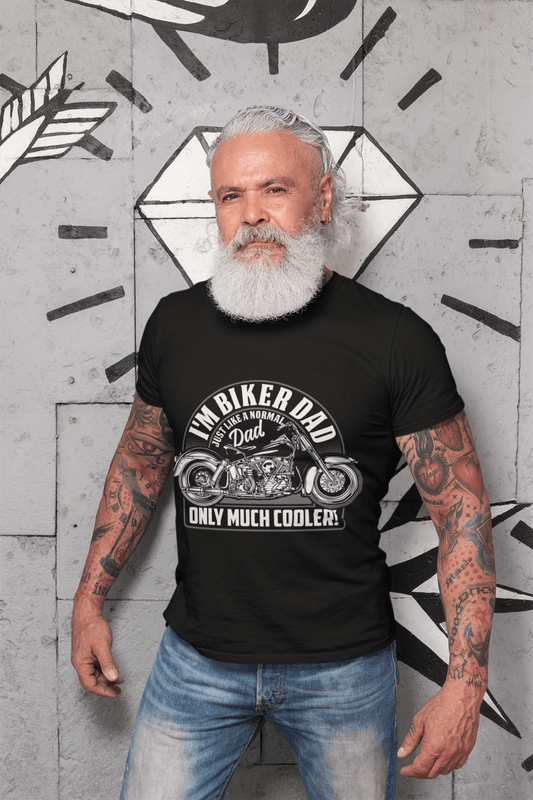 T-Shirt ULTRABASIC pour hommes, je suis papa motard seulement, beaucoup plus cool, cadeau décontracté Vintage pour la fête des pères