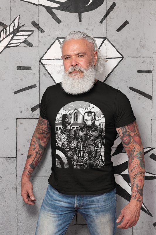 ULTRABASIC Men's Graphic T-Shirt American Civil War - Movie Character Shirt