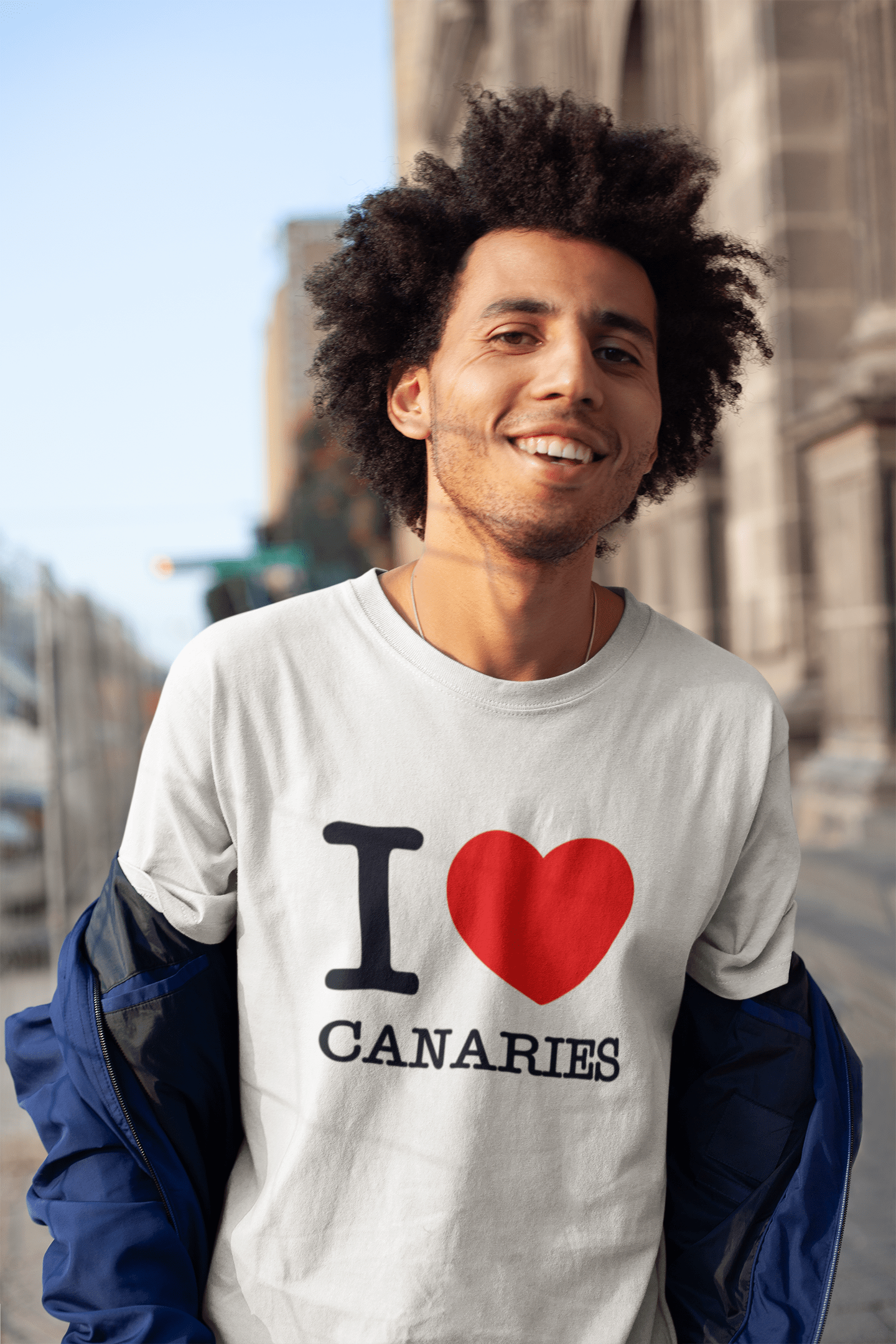 CANARIES, T-shirt manches courtes col rond Homme