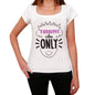 Terrific Vibes Only White Womens Short Sleeve Round Neck T-Shirt Gift T-Shirt 00298 - White / Xs - Casual