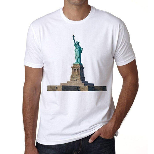 The Statue Of Liberty 5 Mens Short Sleeve Round Neck T-Shirt