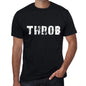 Throb Mens Retro T Shirt Black Birthday Gift 00553 - Black / Xs - Casual