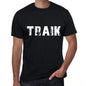 Traik Mens Retro T Shirt Black Birthday Gift 00553 - Black / Xs - Casual