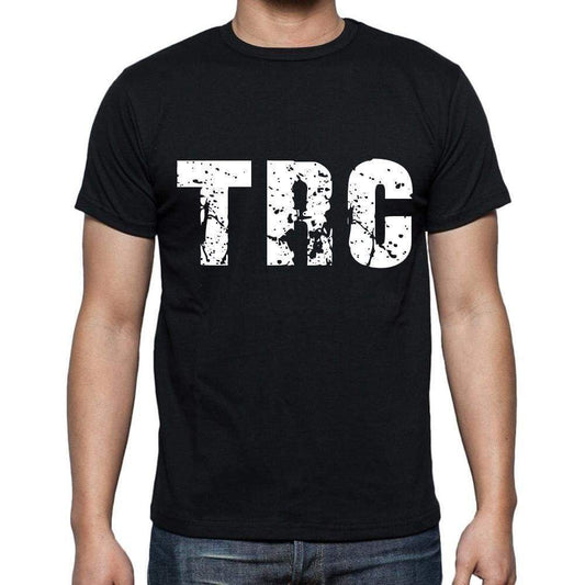 Trc Men T Shirts Short Sleeve T Shirts Men Tee Shirts For Men Cotton Black 3 Letters - Casual