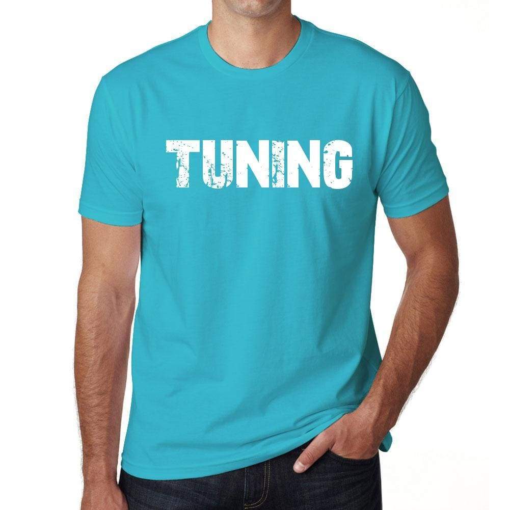 Tuning Mens Short Sleeve Round Neck T-Shirt 00020 - Blue / S - Casual