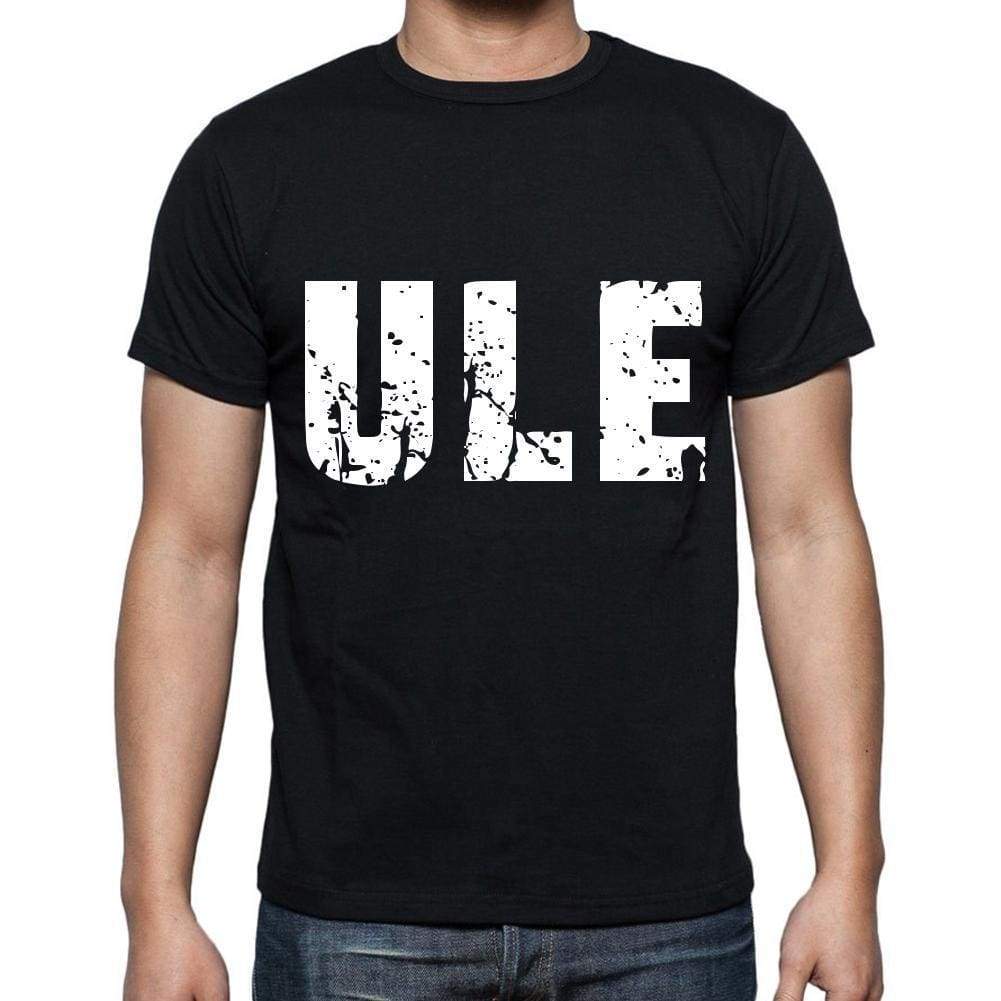 Ule Men T Shirts Short Sleeve T Shirts Men Tee Shirts For Men Cotton Black 3 Letters - Casual