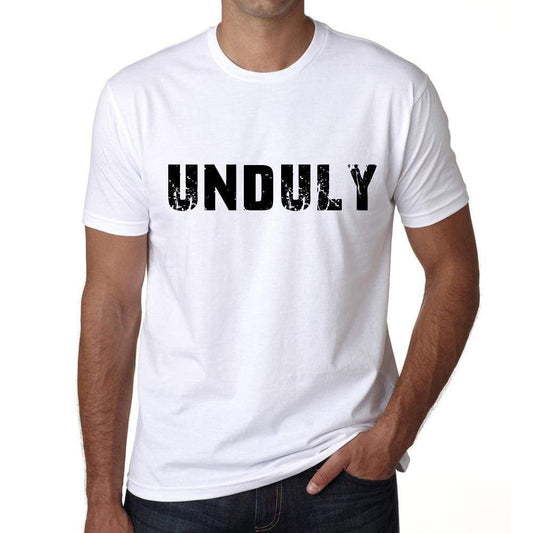 Unduly Mens T Shirt White Birthday Gift 00552 - White / Xs - Casual