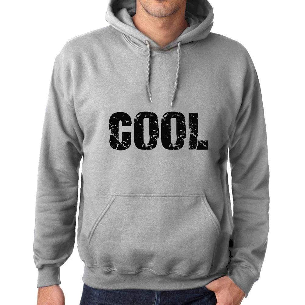 Unisex Printed Graphic Cotton Hoodie Popular Words Cool Grey Marl - Grey Marl / Xs / Cotton - Hoodies